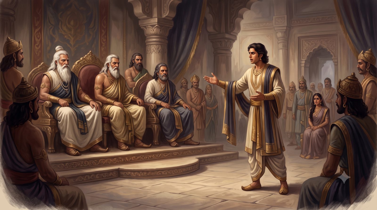 The only Kaurava who said anything